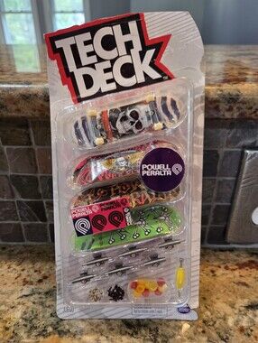 Tech Deck Ultra DLX Fingerboard 4-Pack - Powell Peralta Ripper Skateboard Rare